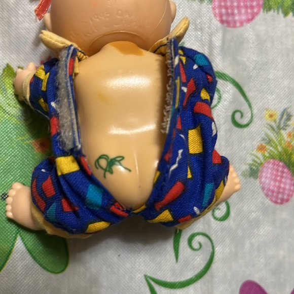 CABBAGE PATCH Doll Mini Figure Vintage 1995 Blonde Hair with original clothing. - Picture 6 of 6